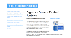 Desktop Screenshot of digestivescienceproducts.com